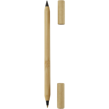 Logotrade promotional giveaway image of: Samambu bamboo duo pen