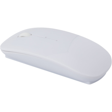 Logo trade advertising products picture of: Menlo RCS recycled plastic wireless mouse 