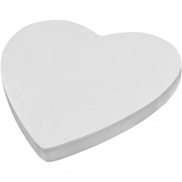 Logotrade promotional gift picture of: Sticky-Mate® heart-shaped recycled sticky notes