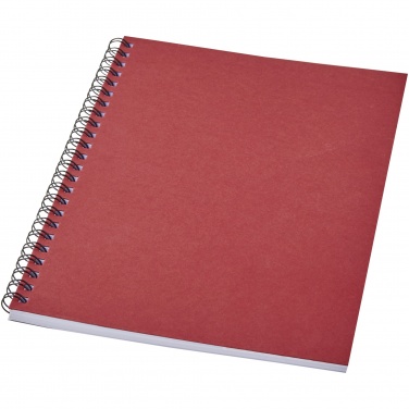 Logo trade business gifts image of: Desk-Mate® A5 colour spiral notebook