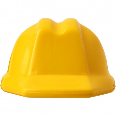 Logo trade promotional merchandise image of: Kolt hard hat-shaped recycled keychain