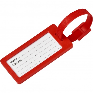 Logo trade promotional merchandise photo of: River recycled window luggage tag