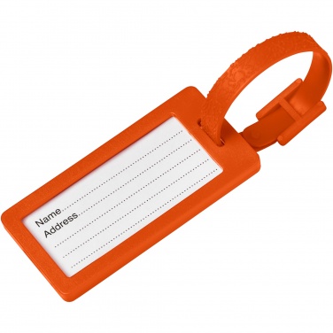 Logotrade promotional item image of: River recycled window luggage tag