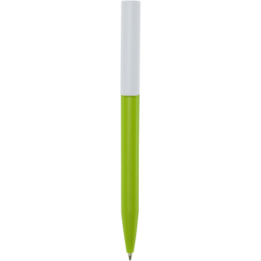 Logo trade promotional merchandise photo of: Unix recycled plastic ballpoint pen