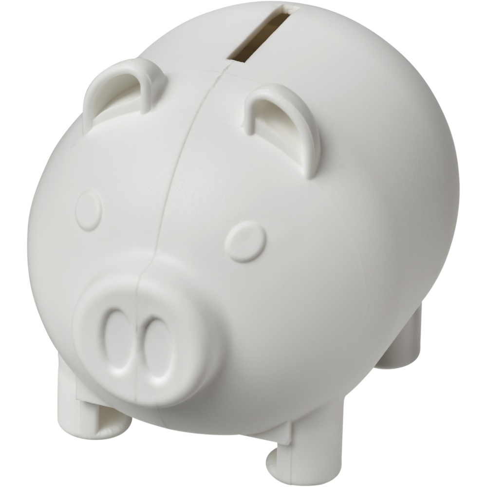 Logotrade promotional merchandise picture of: Oink recycled plastic piggy bank