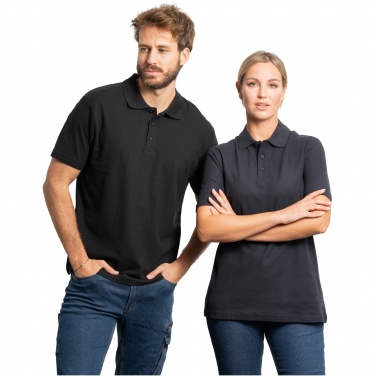 Logo trade promotional giveaways image of: Austral short sleeve unisex polo