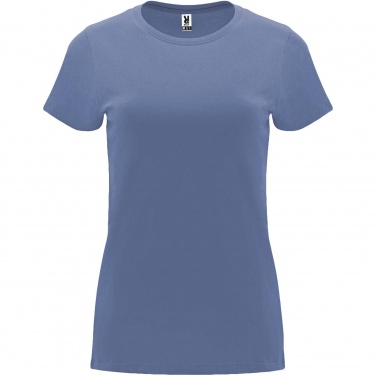 Logo trade corporate gifts image of: Capri short sleeve women's t-shirt