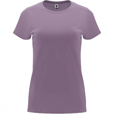 Logo trade promotional giveaway photo of: Capri short sleeve women's t-shirt