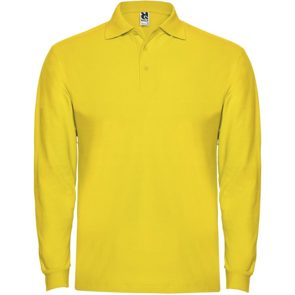 Logo trade promotional gifts picture of: Estrella long sleeve men's polo