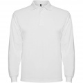 Estrella long sleeve men's polo, White