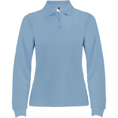 Logo trade promotional giveaways picture of: Estrella long sleeve women's polo