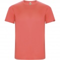 Imola short sleeve kids sports t-shirt, Fluor Coral