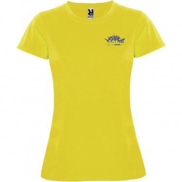 Logo trade promotional merchandise photo of: Montecarlo short sleeve women's sports t-shirt