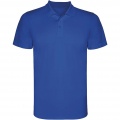 Monzha short sleeve men's sports polo, Royal blue