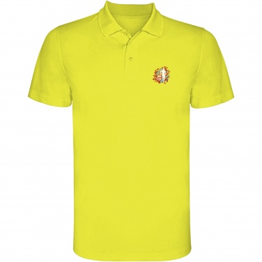 Logo trade advertising products picture of: Monzha short sleeve kids sports polo