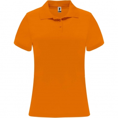 Logo trade promotional giveaway photo of: Monzha short sleeve women's sports polo