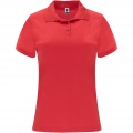 Monzha short sleeve women's sports polo, Red