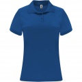 Monzha short sleeve women's sports polo, Royal blue