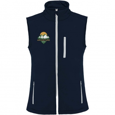 Logo trade business gift photo of: Nevada unisex softshell bodywarmer