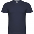 Samoyedo short sleeve men's v-neck t-shirt, Navy Blue