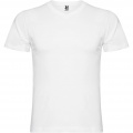 Samoyedo short sleeve men's v-neck t-shirt, White