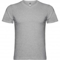 Samoyedo short sleeve men's v-neck t-shirt, Marl Grey