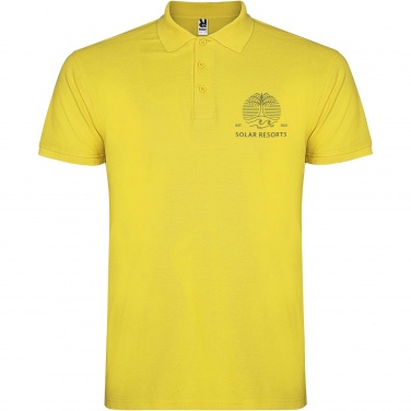 Logo trade business gifts image of: Star short sleeve men's polo