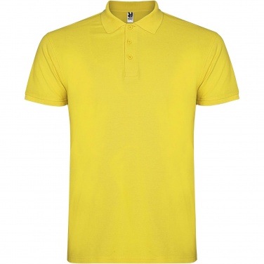 Logo trade promotional giveaways picture of: Star short sleeve men's polo