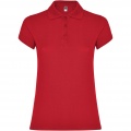 Star short sleeve women's polo, Red