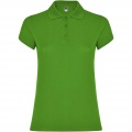 Star short sleeve women's polo, Grass Green