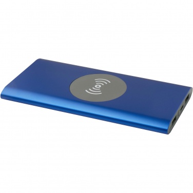 Logo trade corporate gift photo of: Juice 8000 mAh Type-C recycled aluminium wireless power bank