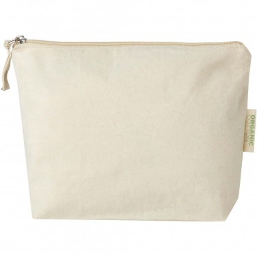 Logo trade corporate gifts picture of: Orissa 180 g/m² organic toiletry bag 1L