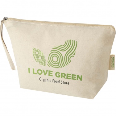 Logotrade advertising product picture of: Orissa 180 g/m² organic large accessory pouch 3L