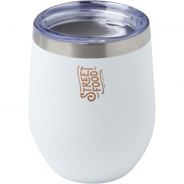 Logotrade promotional item image of: Corzo 350 ml RCS certified recycled stainless steel copper vacuum insulated cup