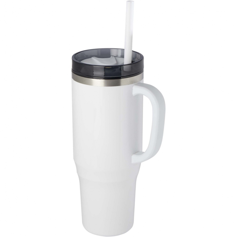 Logo trade promotional product photo of: Melbourne 1200 ml RCS certified insulated tumbler with straw