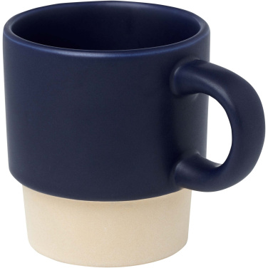 Logo trade promotional merchandise image of: Olympia 130 ml stackable expresso cup with clay bottom