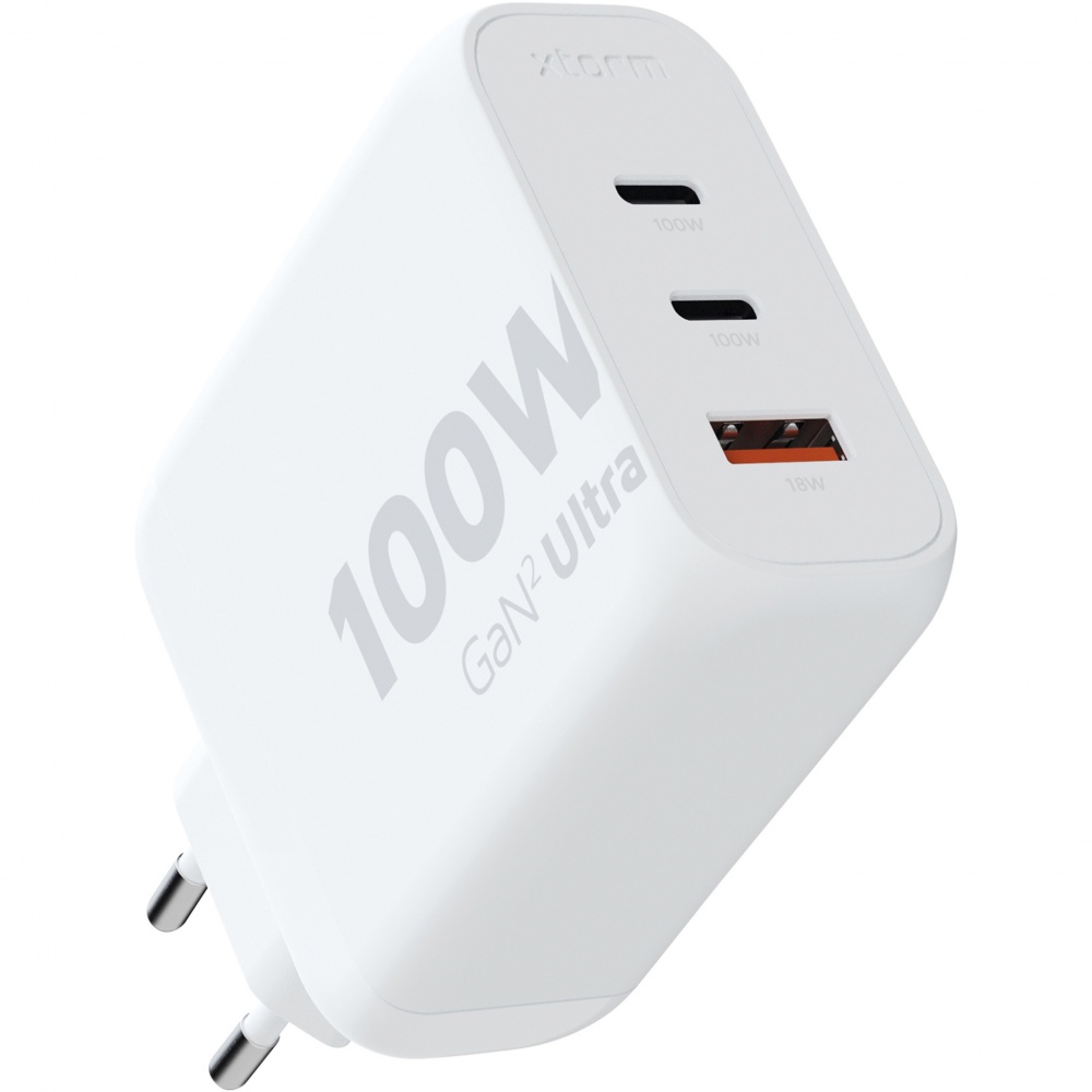 Logo trade promotional merchandise photo of: Xtorm XEC100 GaN² Ultra 100W wall charger