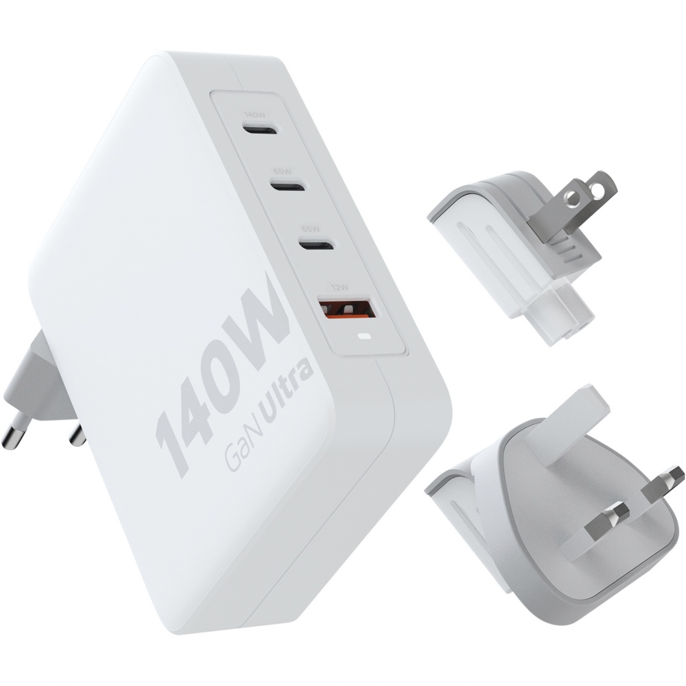 Logo trade promotional giveaway photo of: Xtorm XVC2140 GaN Ultra 140W travel charger with 240W USB-C PD cable