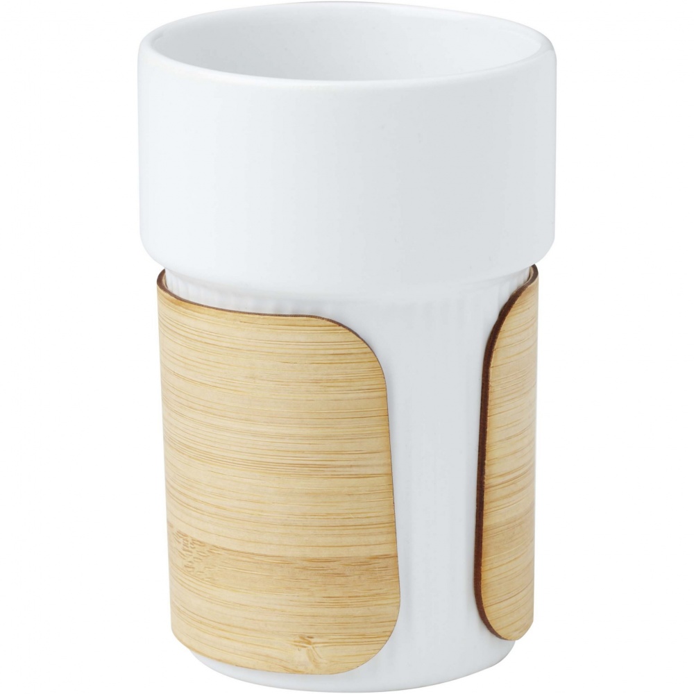 Logotrade corporate gift picture of: Tumbler Fika 340 ml with bamboo sleeve