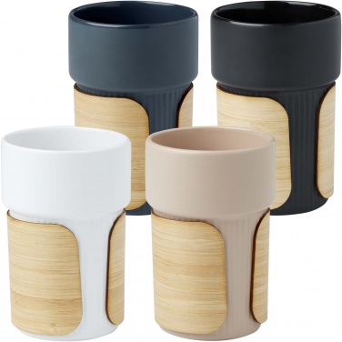 Logotrade advertising product image of: Tumbler Fika 340 ml with bamboo sleeve