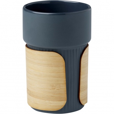 Logo trade promotional gift photo of: Tumbler Fika 340 ml with bamboo sleeve