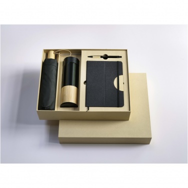 Logo trade promotional item photo of: Carmen A5 hard cover notebook and ballpoint pen gift set