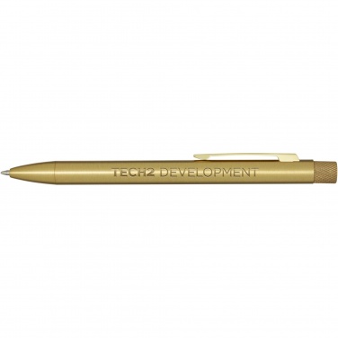 Logotrade promotional products photo of: Beatriz recycled brass ballpoint pen