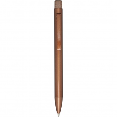 Logo trade promotional giveaways picture of: Beatriz recycled brass ballpoint pen