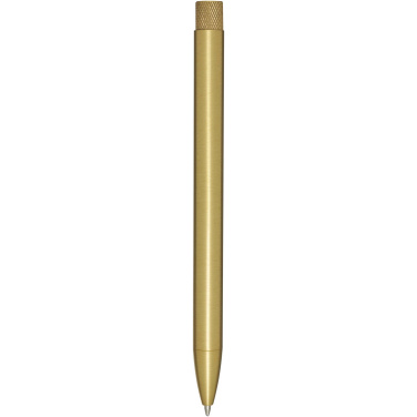 Logo trade business gifts image of: Beatriz recycled brass ballpoint pen