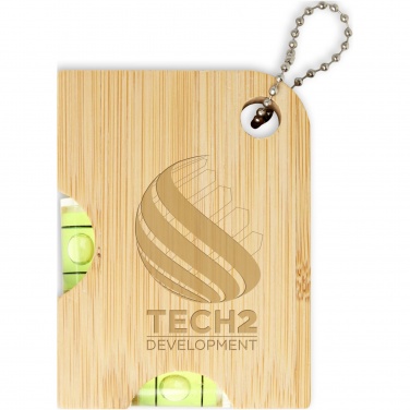 Logo trade corporate gift photo of: Levo bamboo bottle opener with level 