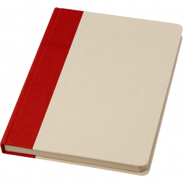 Logo trade promotional items image of: Liliana A5 sugar cane plastic hard cover notebook