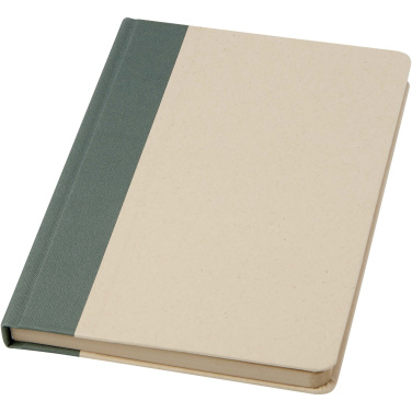 Logo trade promotional merchandise image of: Liliana A5 sugar cane plastic hard cover notebook