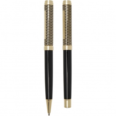 Logo trade business gifts image of: Legato ballpoint and rollerball pen set