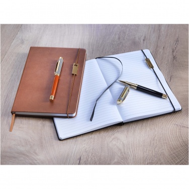 Logotrade promotional giveaway picture of: Legato A5 notebook and rollerball pen set 